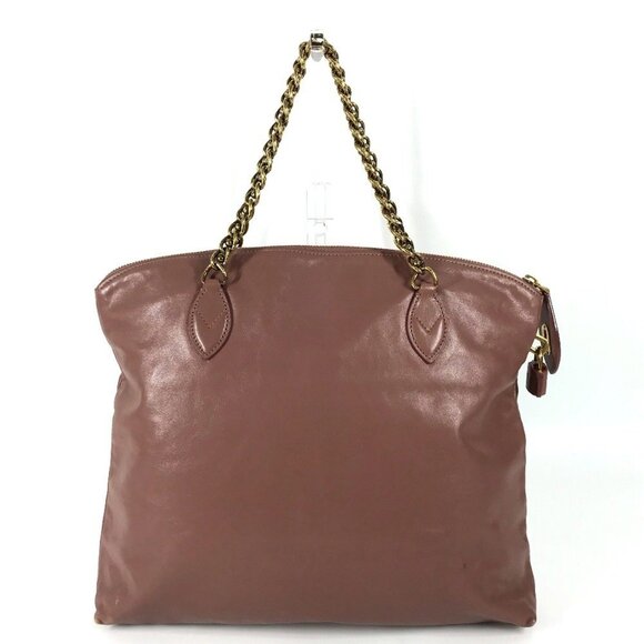 LOUIS VUITTON Pink Leather Shoulder Bag - Picture 2 of 16